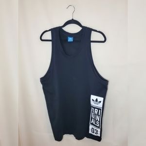 Adidas Vintage Black "David Beckham " Tank